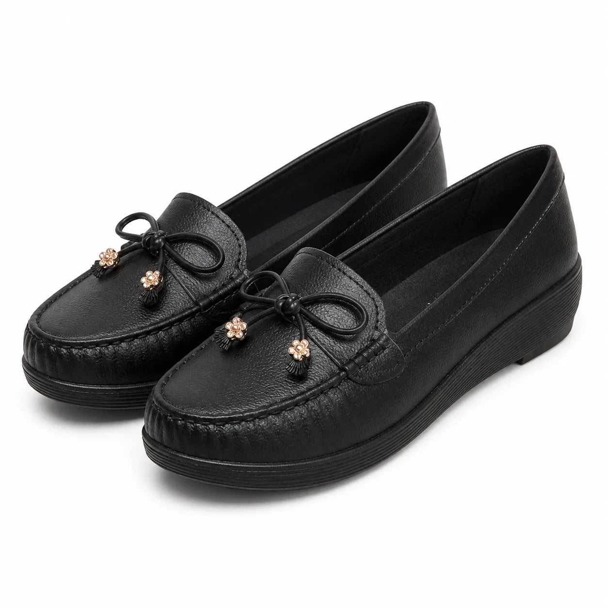 ErgoMoc™ • Mocassins Orthopédiques en Cuir pour Femme