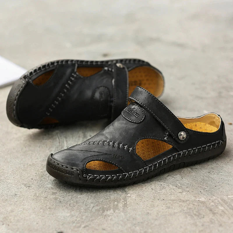 Modeline™ / Sandales Orthopédiques en Cuir