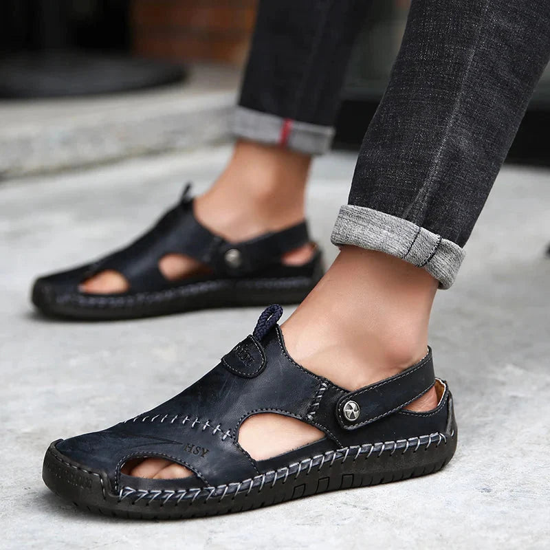 Modeline™ / Sandales Orthopédiques en Cuir