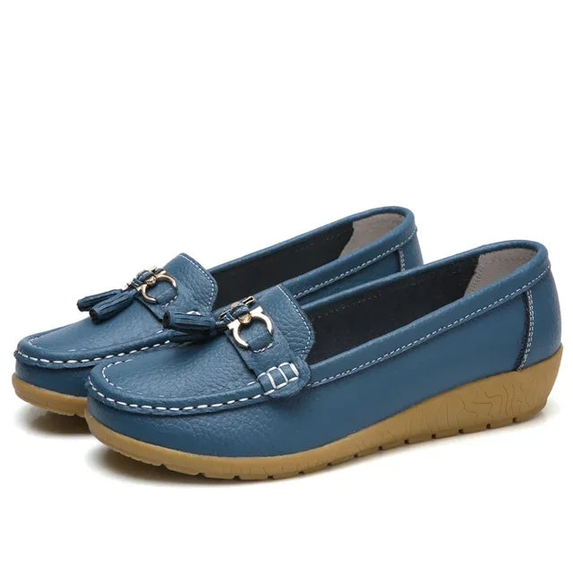 1 ACHETÉ = 1 OFFERT: ORTHOMOC™ • Mocassins Orthopédiques en Cuir pour Femme