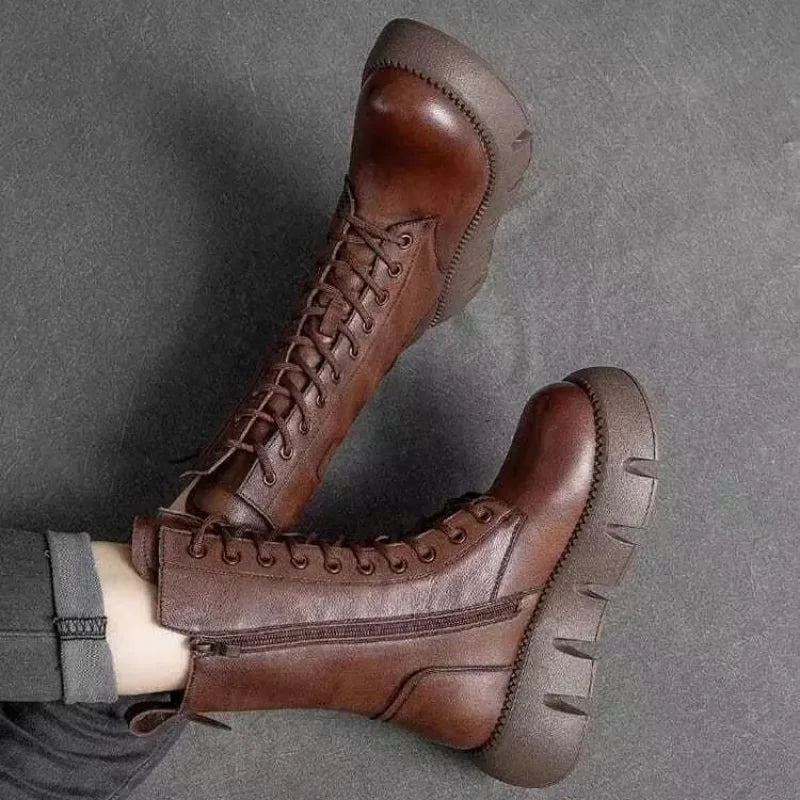 Modeline | Bottes en Cuir Ultra Confortables & Chaudes