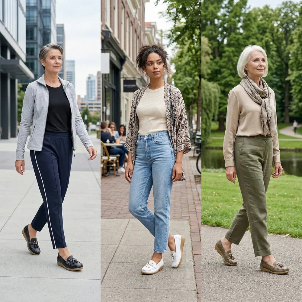 OrthoMoc™ / Mocassins Orthopédiques en Cuir pour Femme