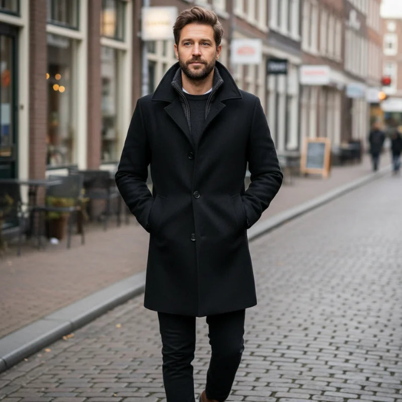 Manteau deux pièces pour homme : style et chaleur au quotidien | PEAKY™