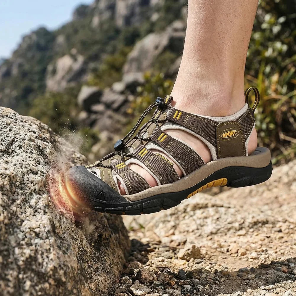 OrthoStride™ • Sandales de confort tout-terrain pour hommes