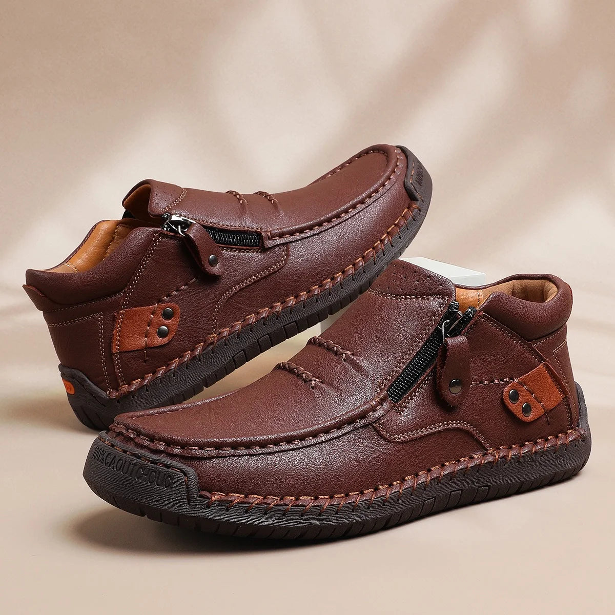 BARTON • Chaussures en cuir faites à la main, alliant confort et caractère