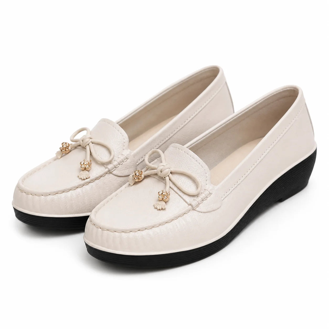 ErgoMoc™ • Mocassins Orthopédiques en Cuir pour Femme