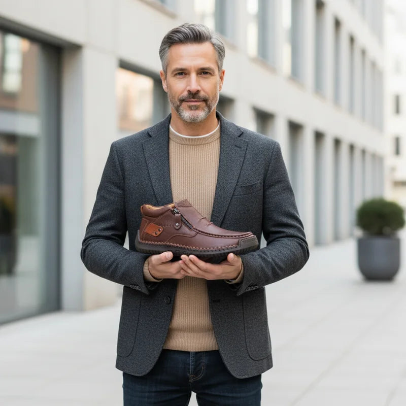 BARTON • Chaussures en cuir faites à la main, alliant confort et caractère