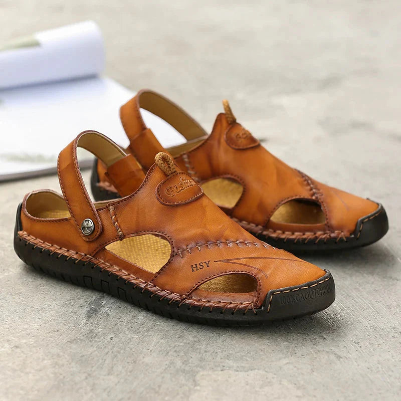 Modeline™ / Sandales Orthopédiques en Cuir