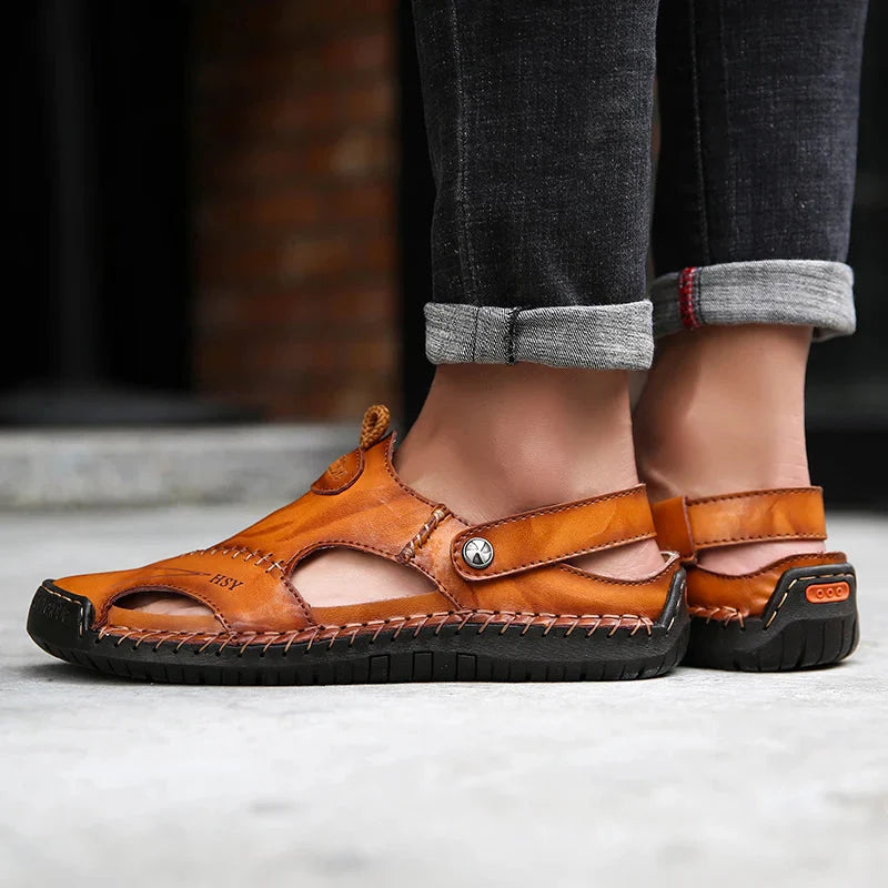 Modeline™ / Sandales Orthopédiques en Cuir