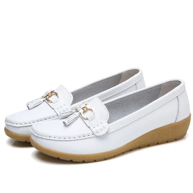 1 ACHETÉ = 1 OFFERT: ORTHOMOC™ • Mocassins Orthopédiques en Cuir pour Femme