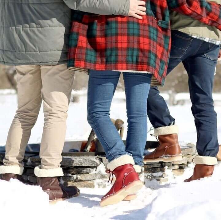 Modeline | Bottes Imperméables en Cuir Polaire Avec Doublure en Laine
