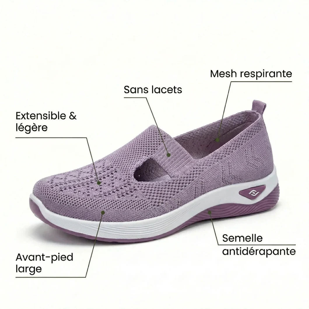 ErgoStepia™ • Baskets à confort orthopédique pour femme